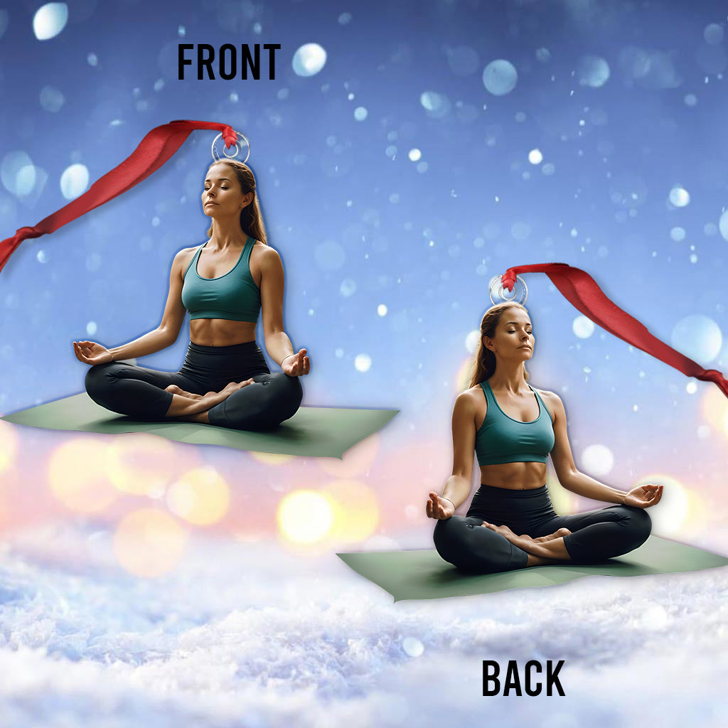 Any Photo Custom Onament - Personalized Yoga Custom Shaped Ornament