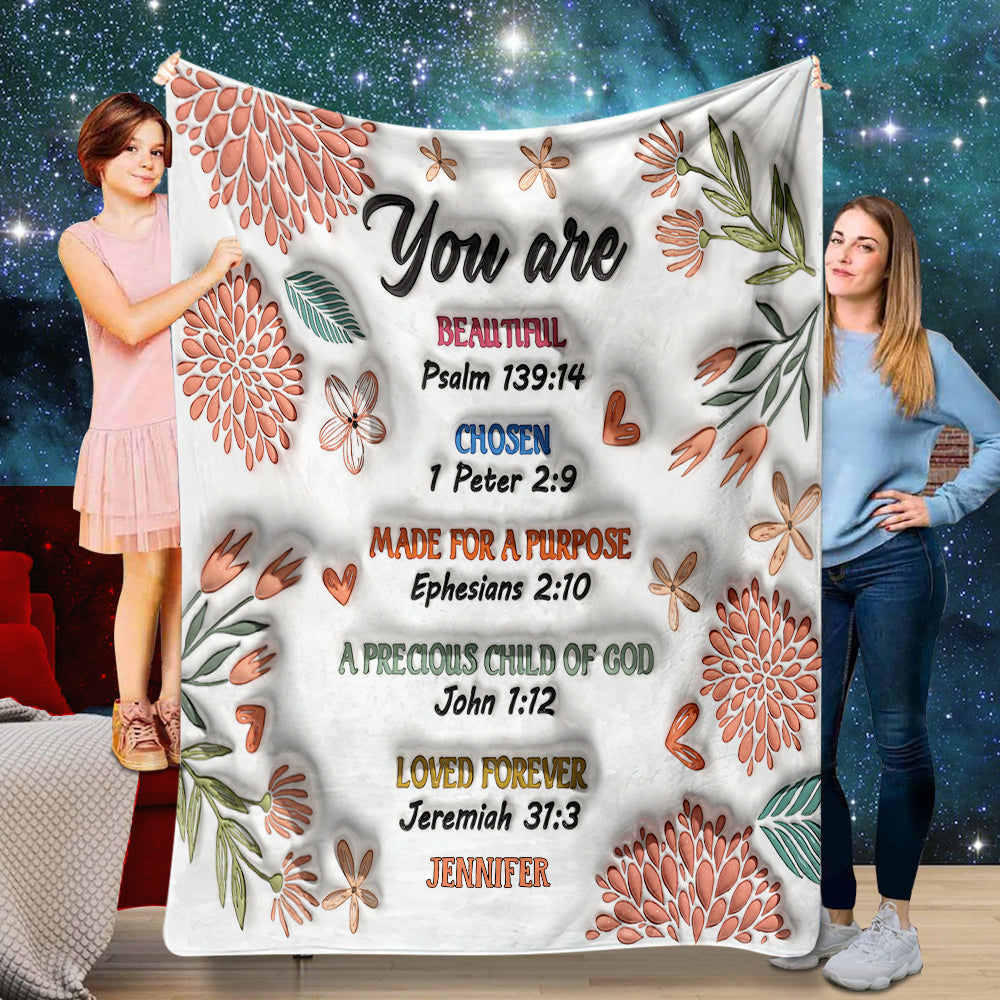 You Are Bible - Personalized Christian Blanket