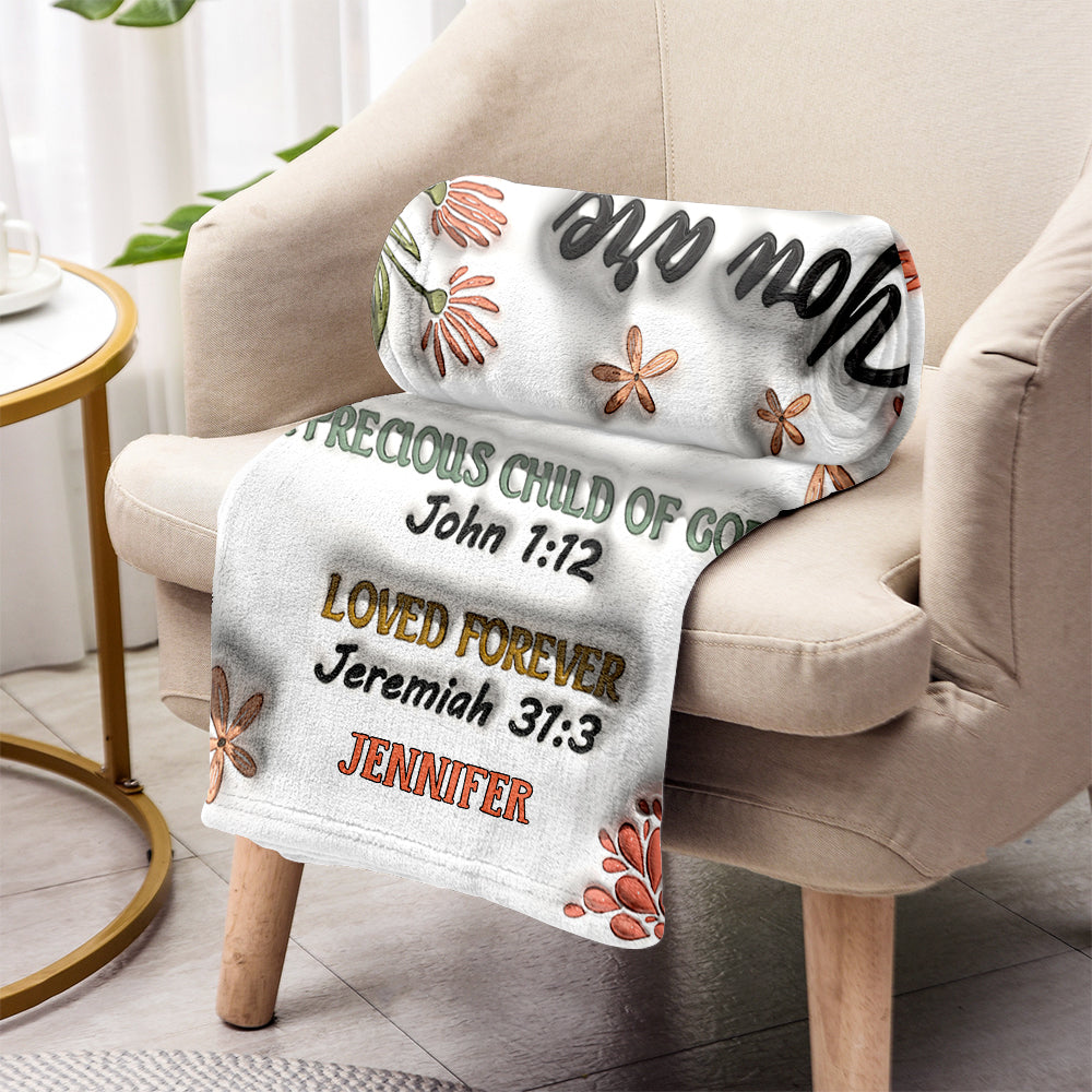 You Are Bible - Personalized Christian Blanket