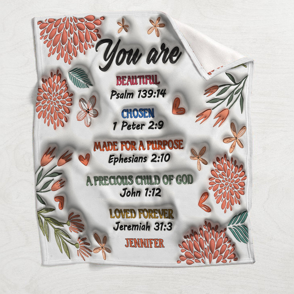 You Are Bible - Personalized Christian Blanket