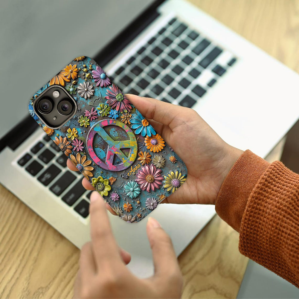 Hippie Soul - Personalized Hippie Full Print Phone Case