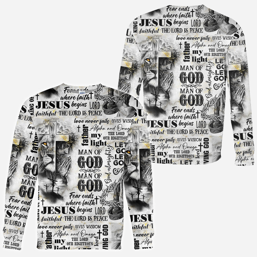 Man Of God - Personalized Christian All Over Shirt