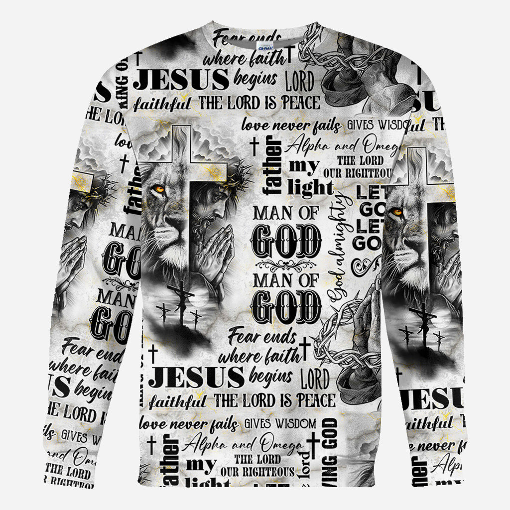 Man Of God - Personalized Christian All Over Shirt