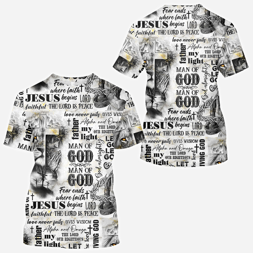 Man Of God - Personalized Christian All Over Shirt