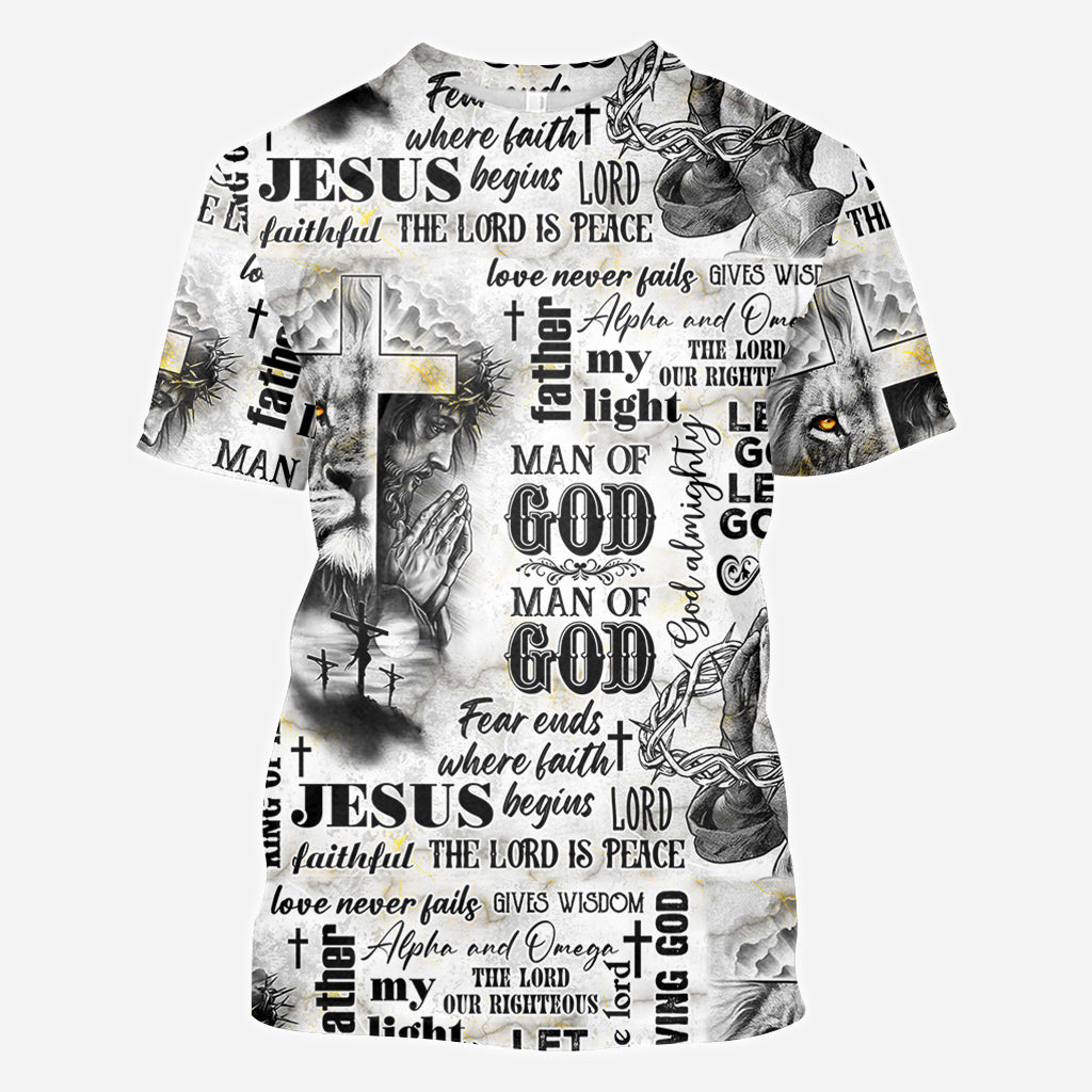 Man Of God - Personalized Christian All Over Shirt