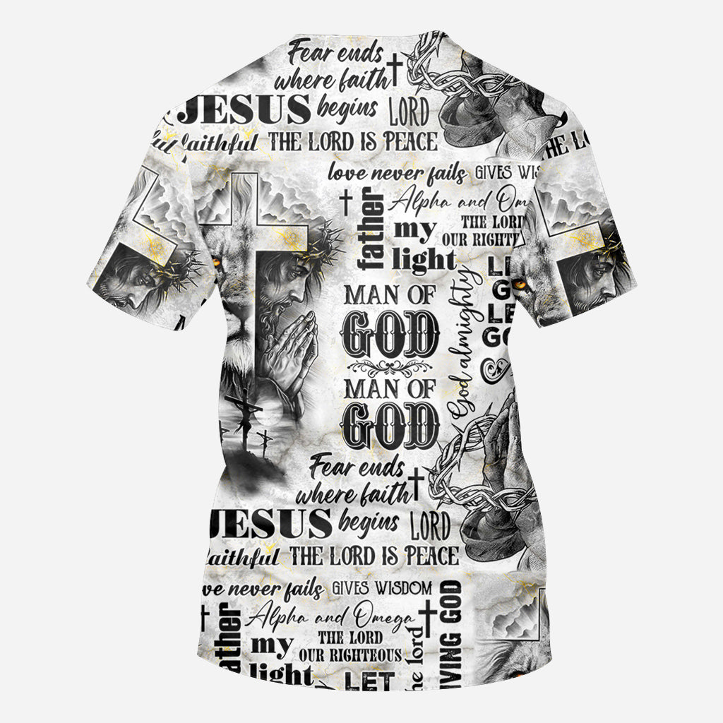Man Of God - Personalized Christian All Over Shirt
