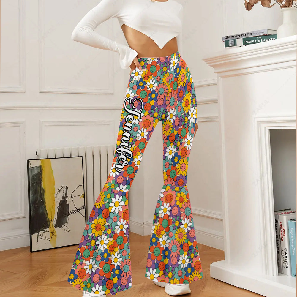 Hippie Soul - Personalized Hippie Flare Leggings