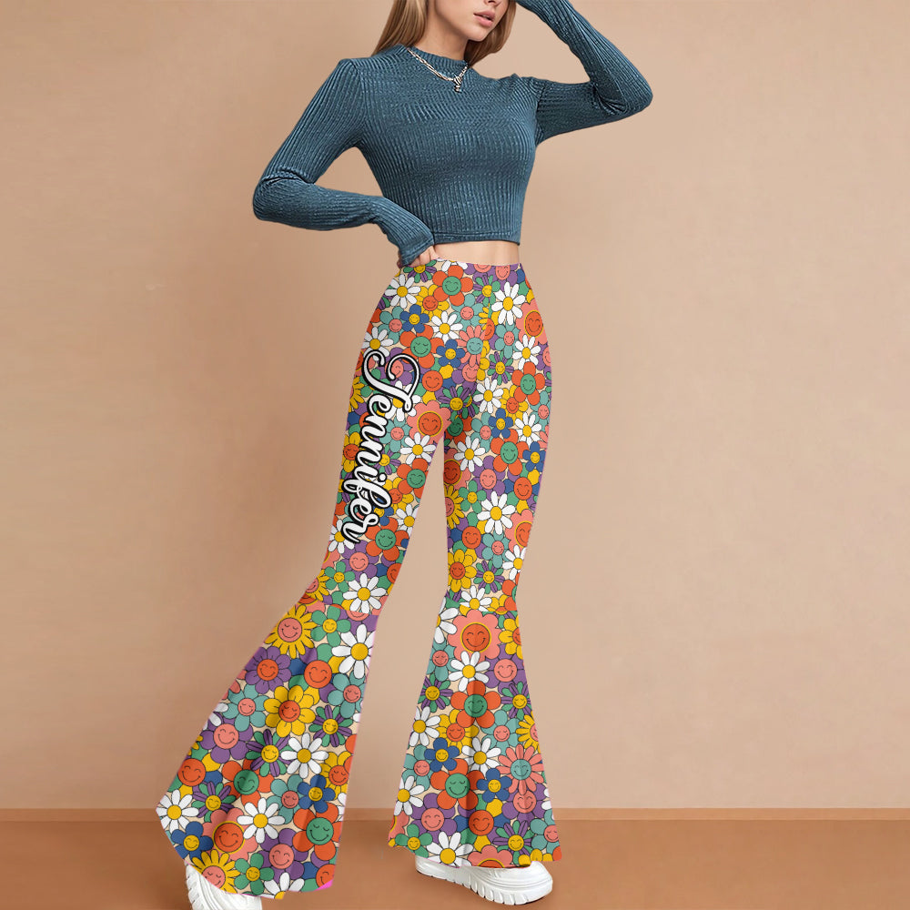 Hippie Soul - Personalized Hippie Flare Leggings