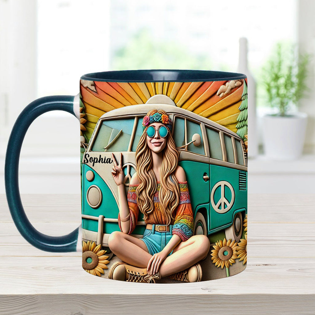 Hippie Soul - Personalized Hippie Accent Mug