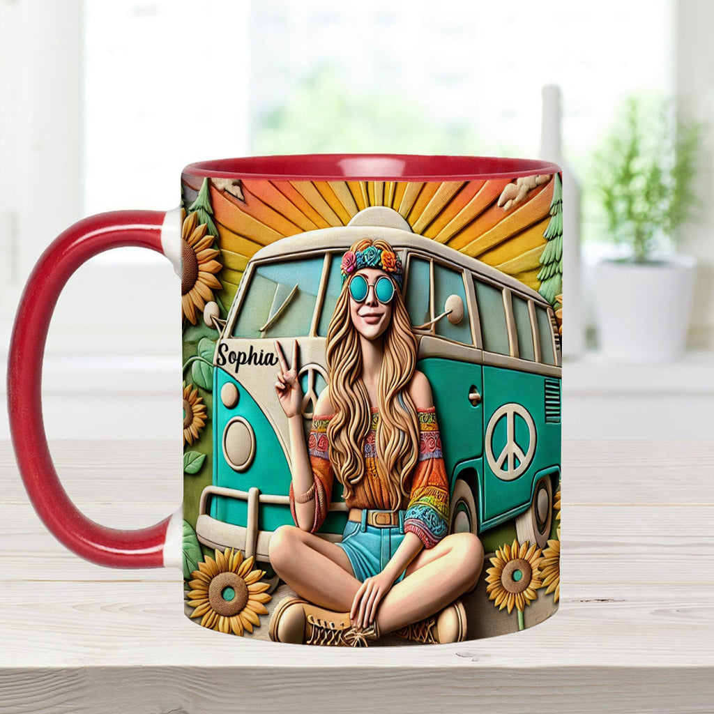 Hippie Soul - Personalized Hippie Accent Mug
