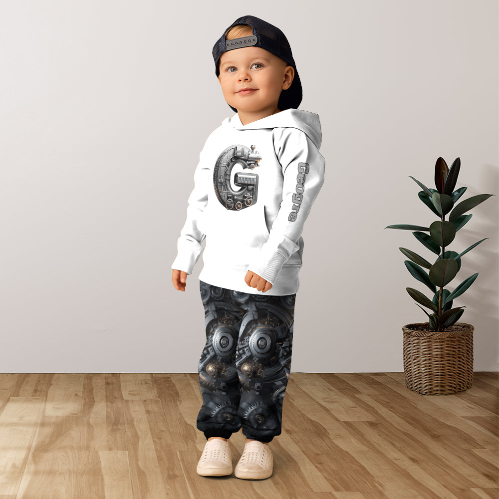 Awesome Train - Personalized Kid Hoodie & Kid Jogger Sweatpants