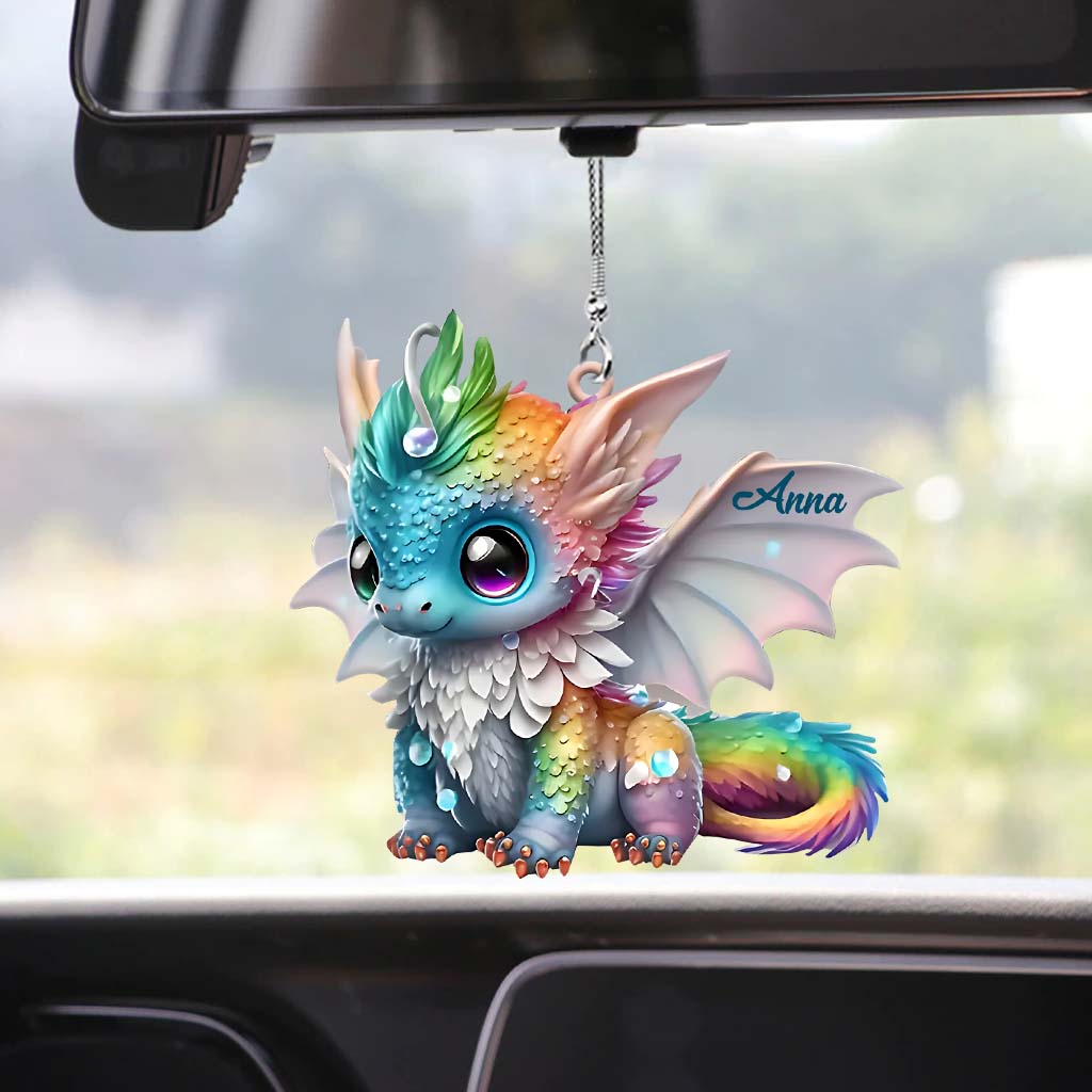 Beautiful Dragon - Personalized Dragon Car Ornament