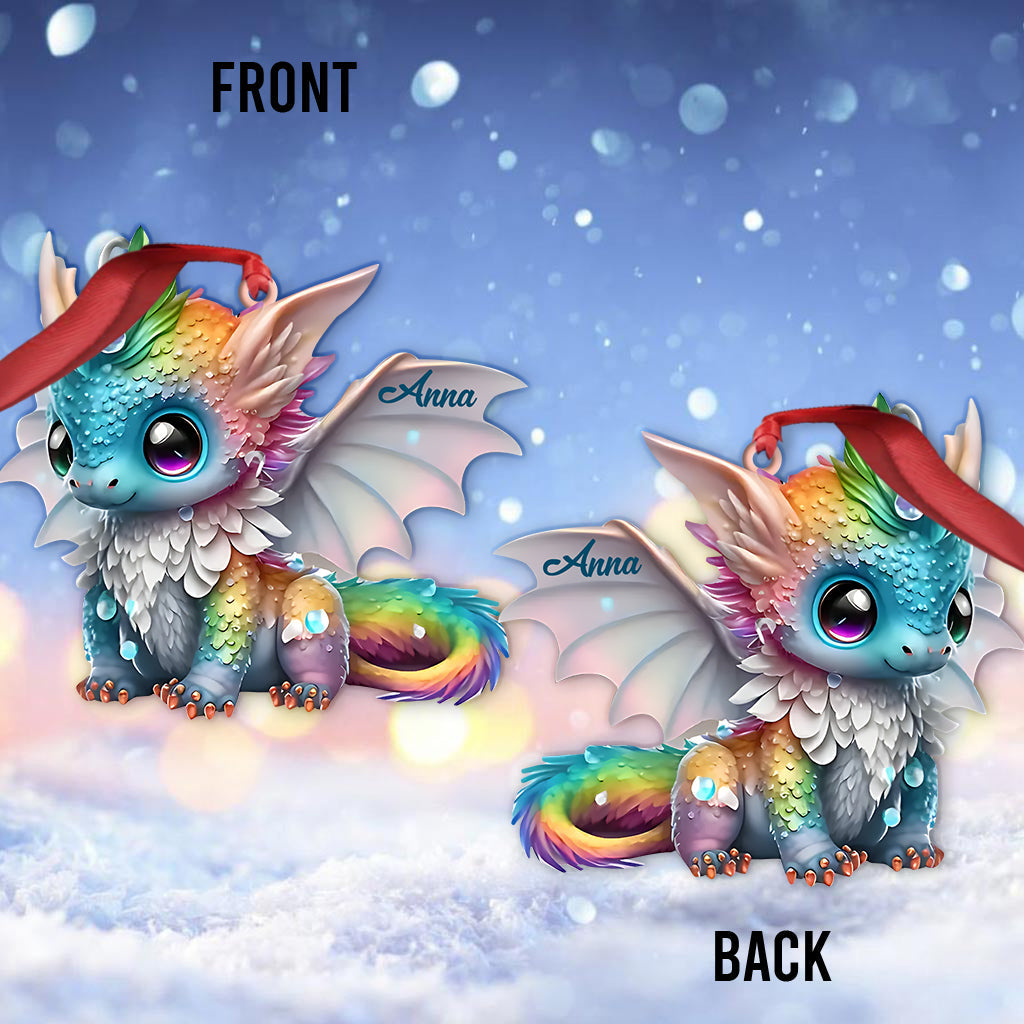 Beautiful Dragon - Personalized Dragon Ornament
