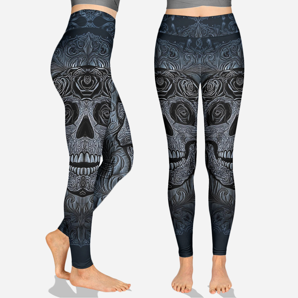 Cool Skull - Personalized Skull Hoodie and Leggings