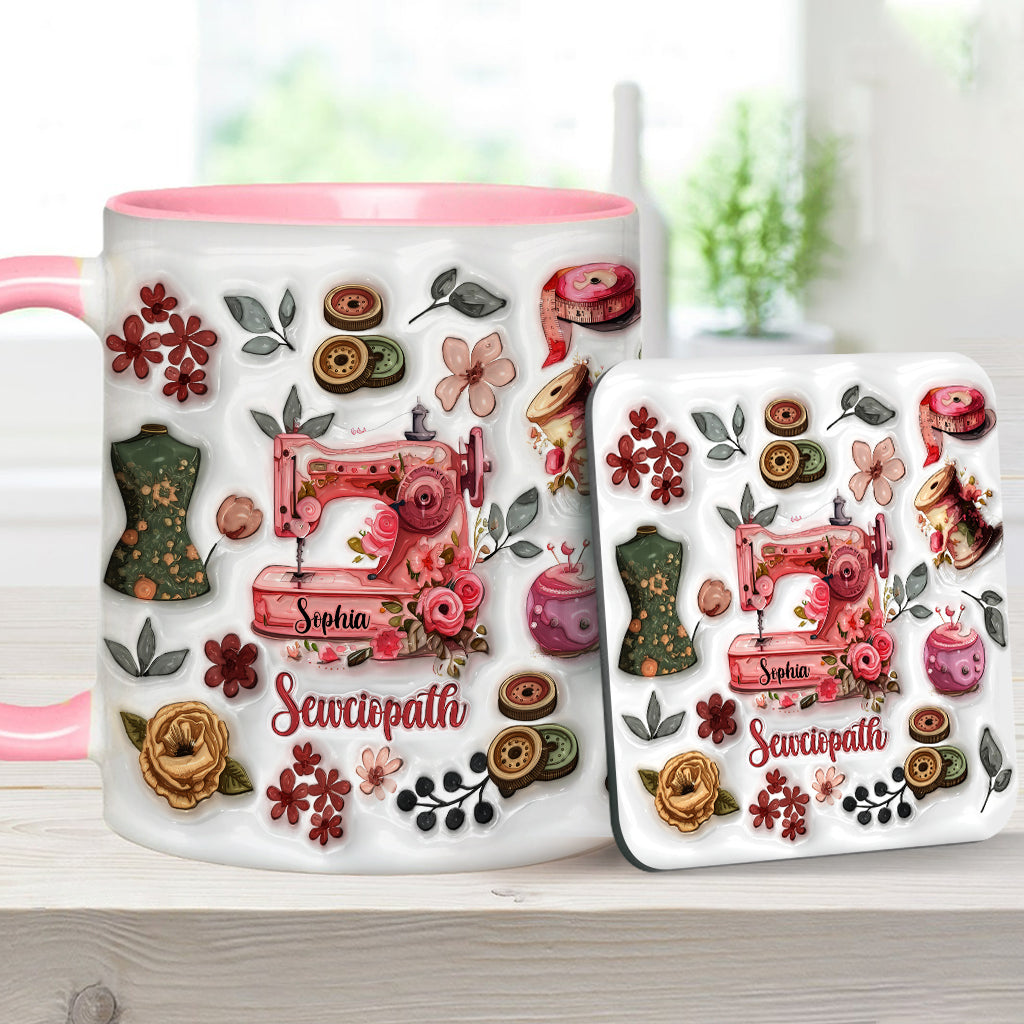 Sewciopath - Personalized Sewing Accent Mug