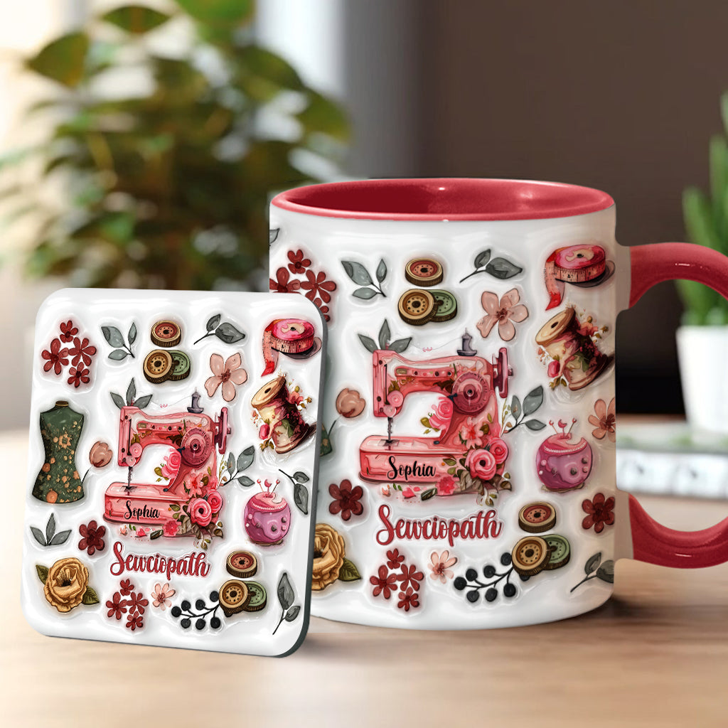 Sewciopath - Personalized Sewing Accent Mug