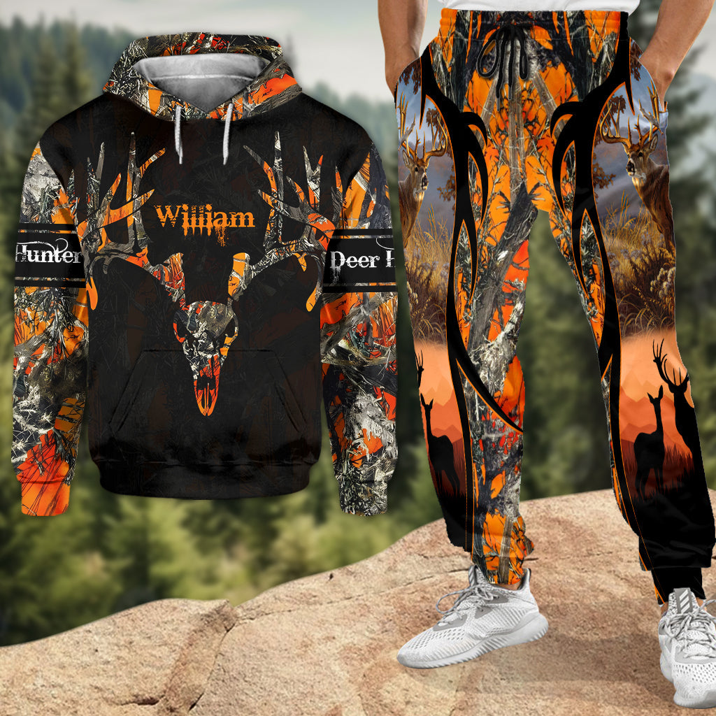 Love Hunting - Personalized Hunting Hoodie and Sweatpants