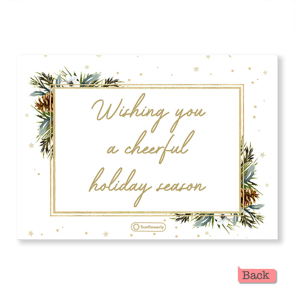 Merry Christmas  - Personalized Family Greeting Card