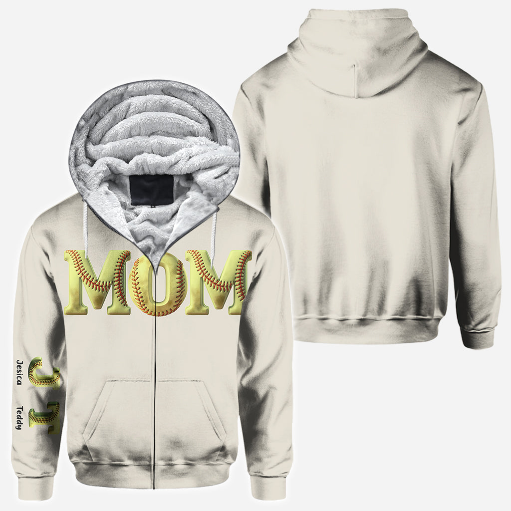 Solfball Mom - Personalized Softball All Over Shirt