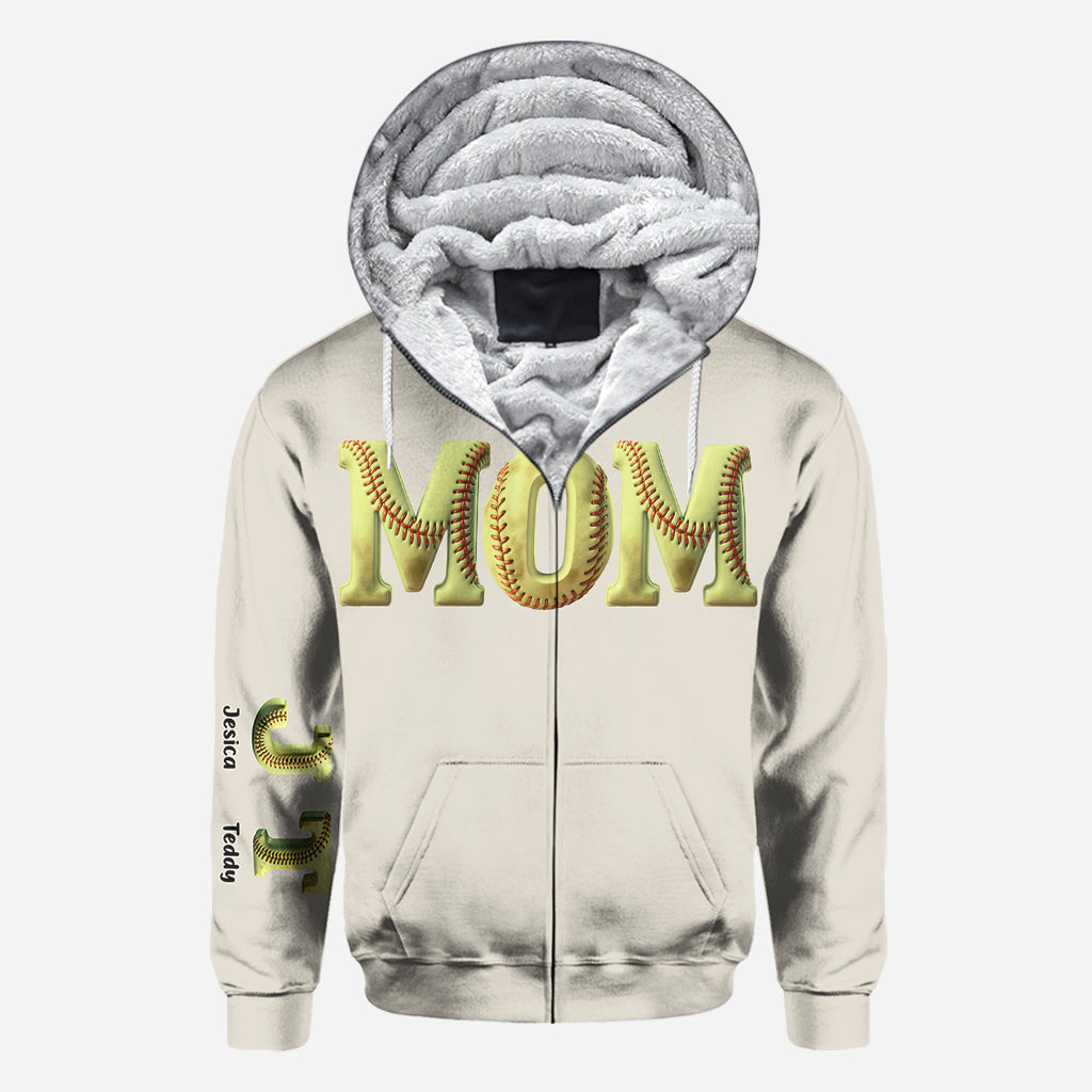 Solfball Mom - Personalized Softball All Over Shirt