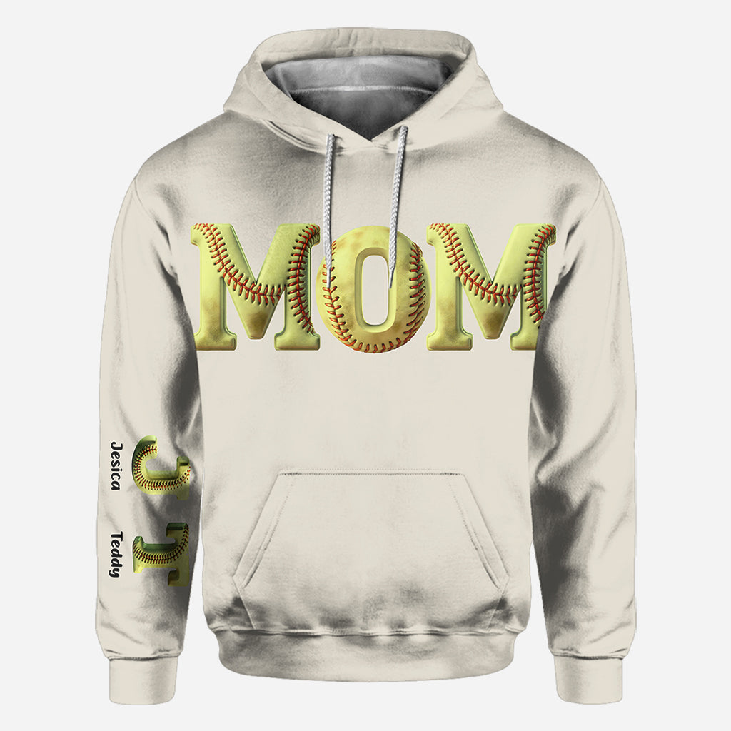 Solfball Mom - Personalized Softball All Over Shirt