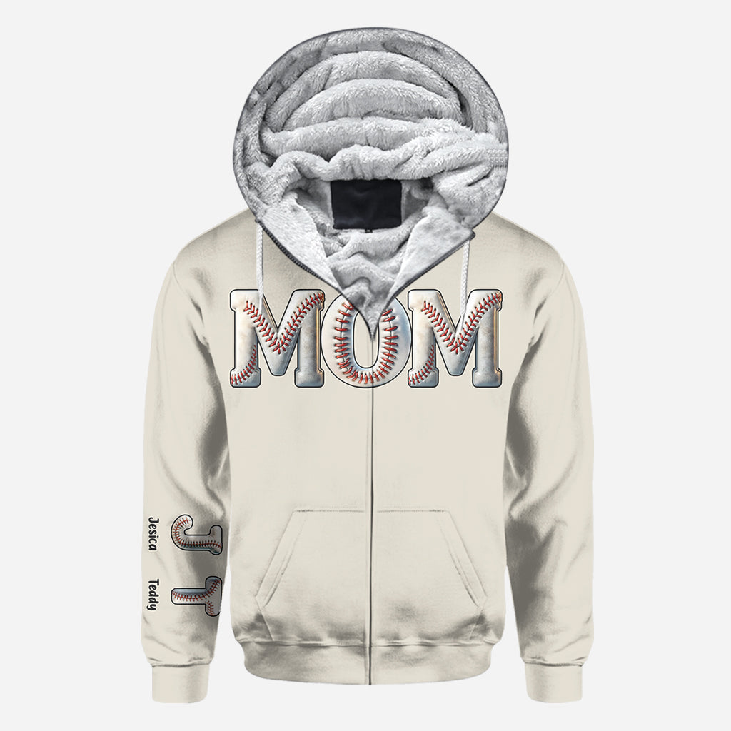 Baseball Mom - Personalized Baseball All Over Shirt