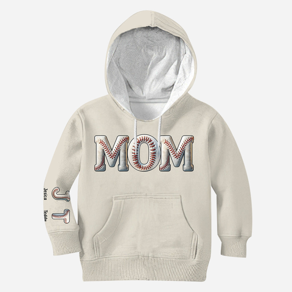 Baseball Mom - Personalized Baseball All Over Shirt