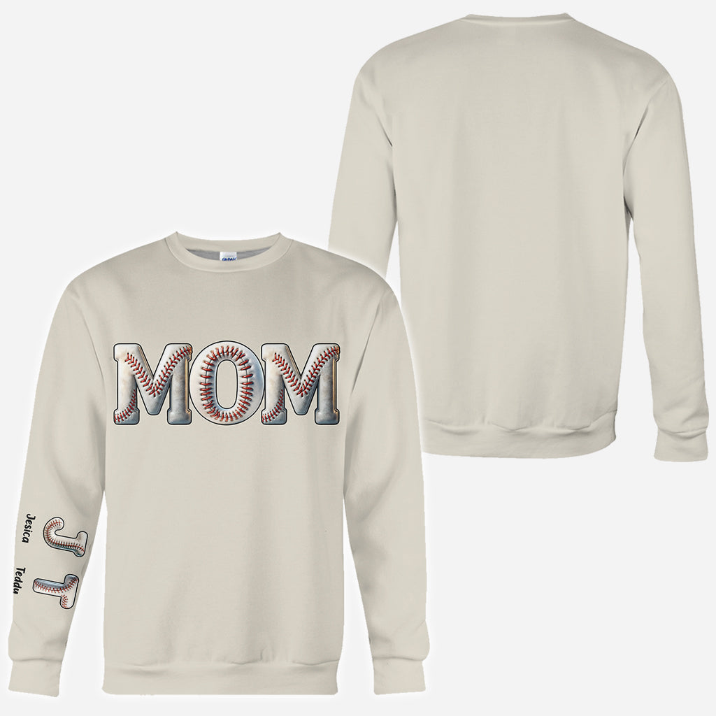 Baseball Mom - Personalized Baseball All Over Shirt
