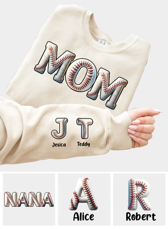 Baseball Mom - Personalized Baseball All Over Shirt