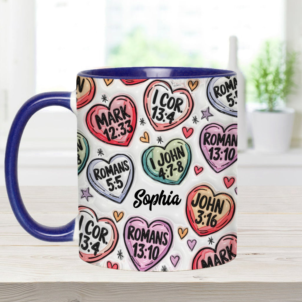 Faith Hope Love - Personalized Christian Accent Mug