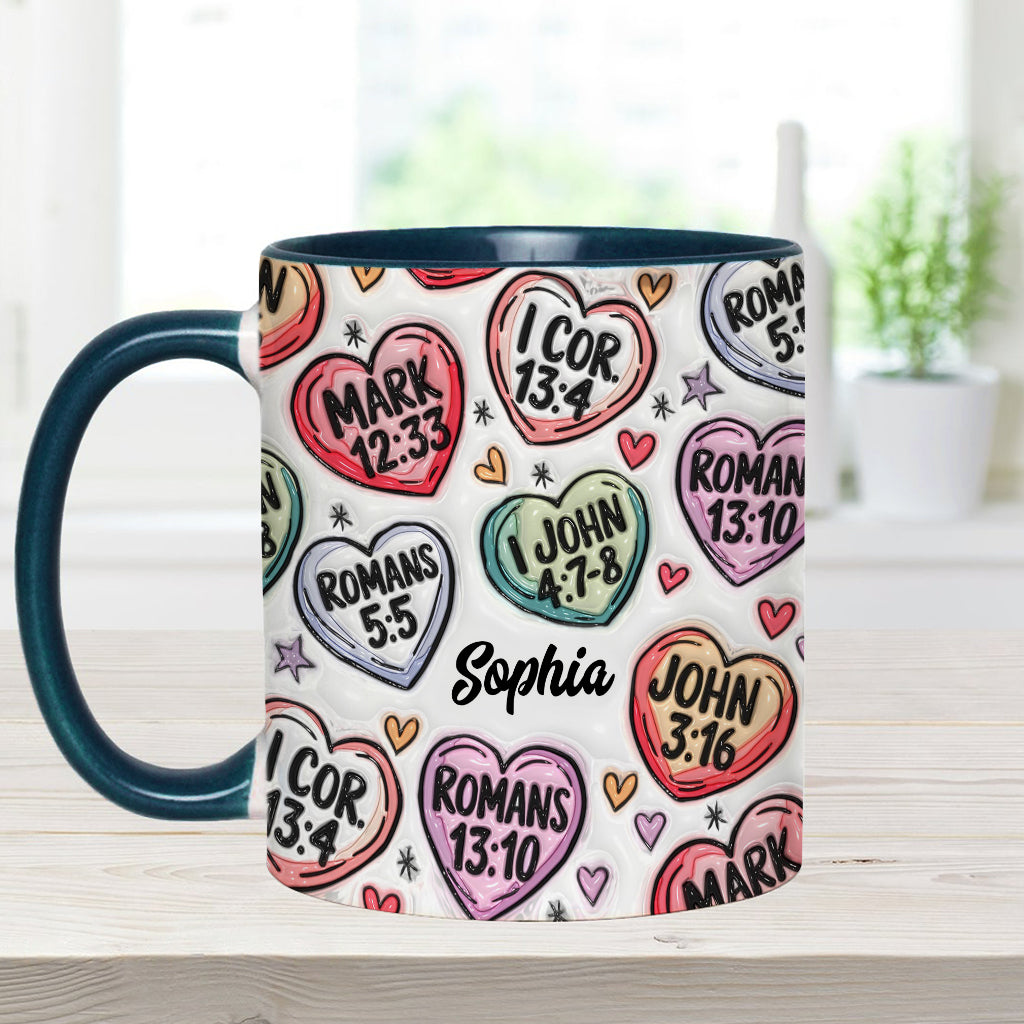 Faith Hope Love - Personalized Christian Accent Mug