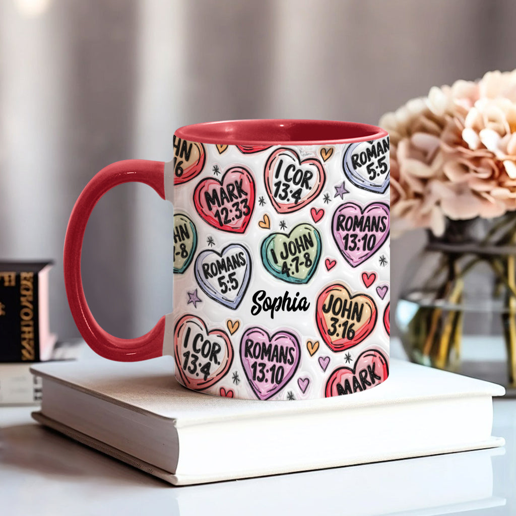 Faith Hope Love - Personalized Christian Accent Mug