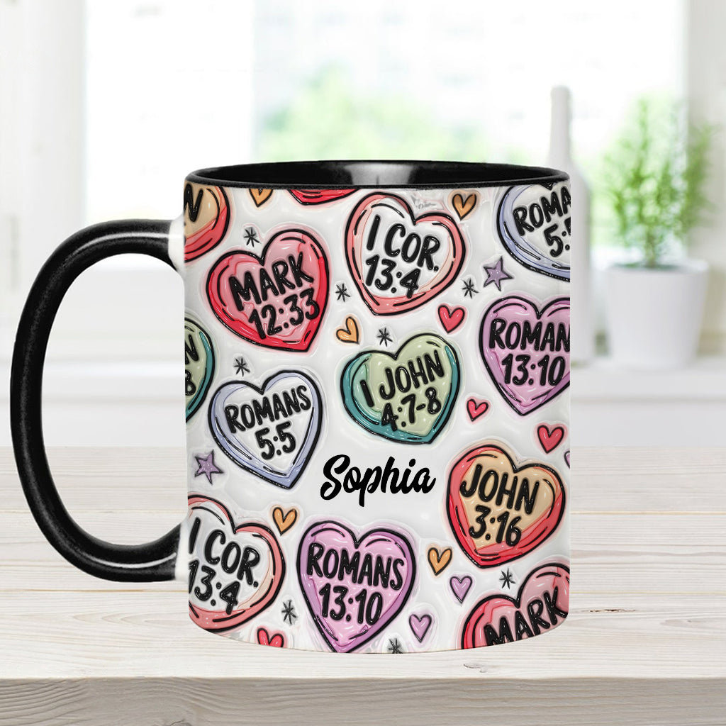Faith Hope Love - Personalized Christian Accent Mug