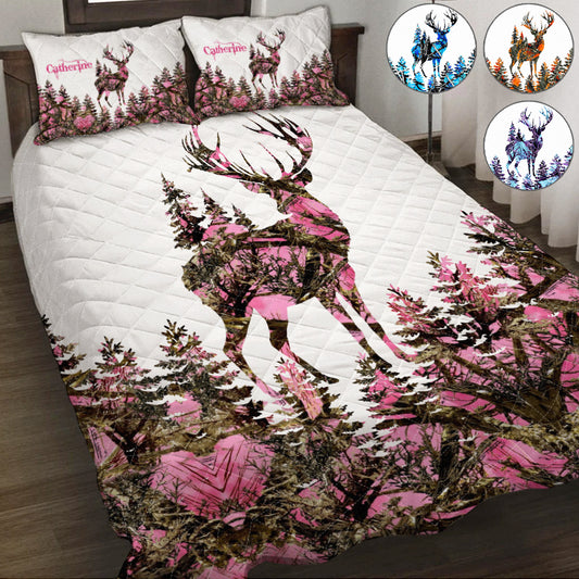 Love Hunting - Personalized Hunting Quilt Set