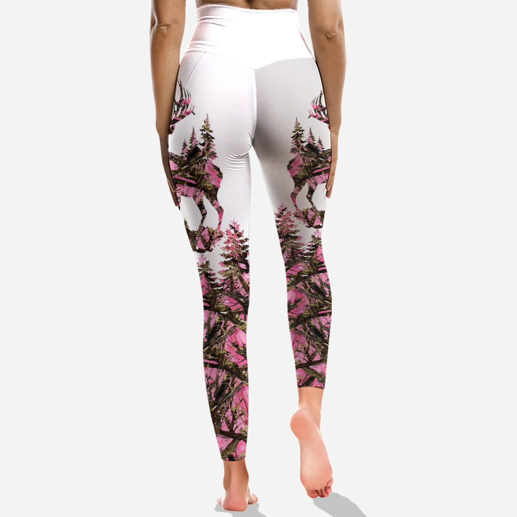 Country Girl - Personalized Hunting Hollow Tank Top and Leggings