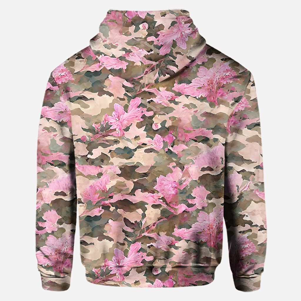 Pretty in Pink Dangerous in Camo - Personalized Hunting Hoodie and Leggings