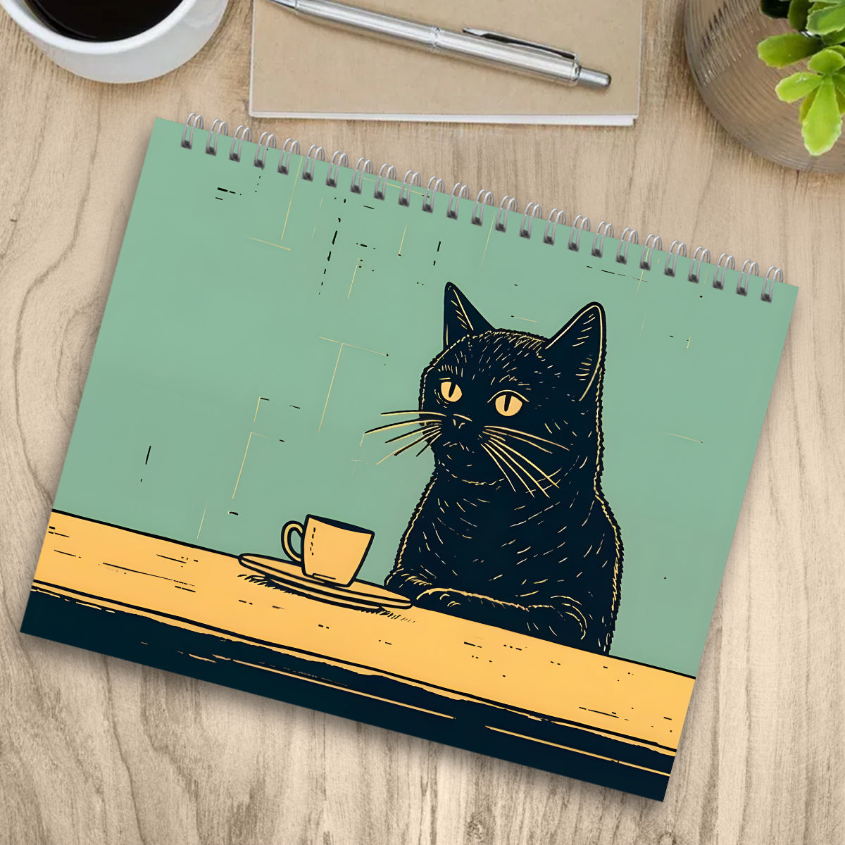 Cute Cat - Personalized Cat Wall Calendar