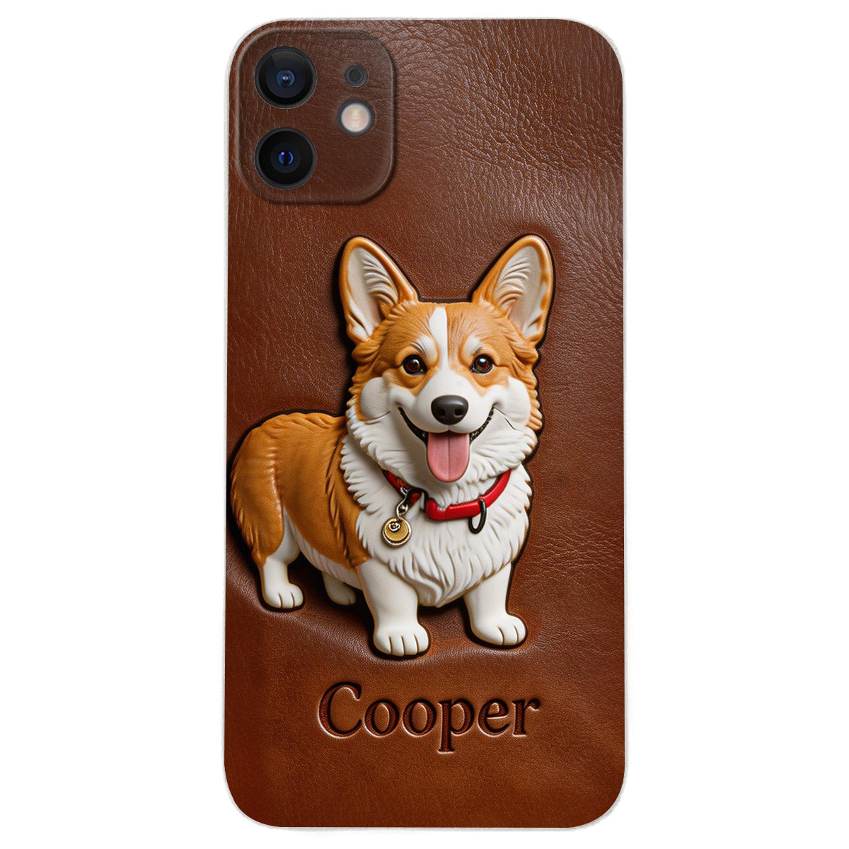 Custom Any Photo - Personalized Dog Leather Phone Case