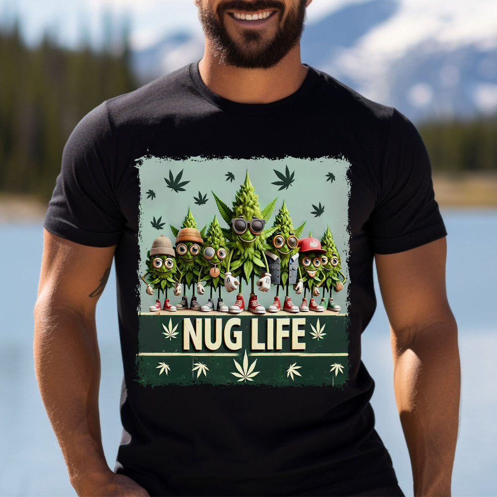 Nug Life - Weed T-shirt And Hoodie