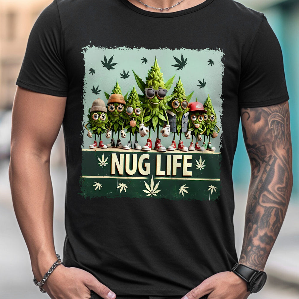 Nug Life - Weed T-shirt And Hoodie