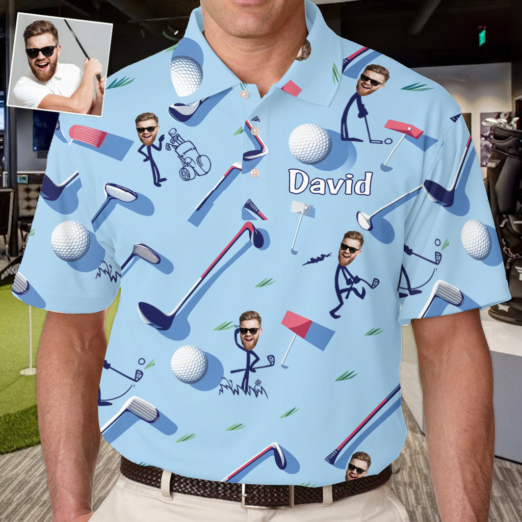 Funny Gift For Golf Dad, Husband.. - Personalized Golf Polo Shirt