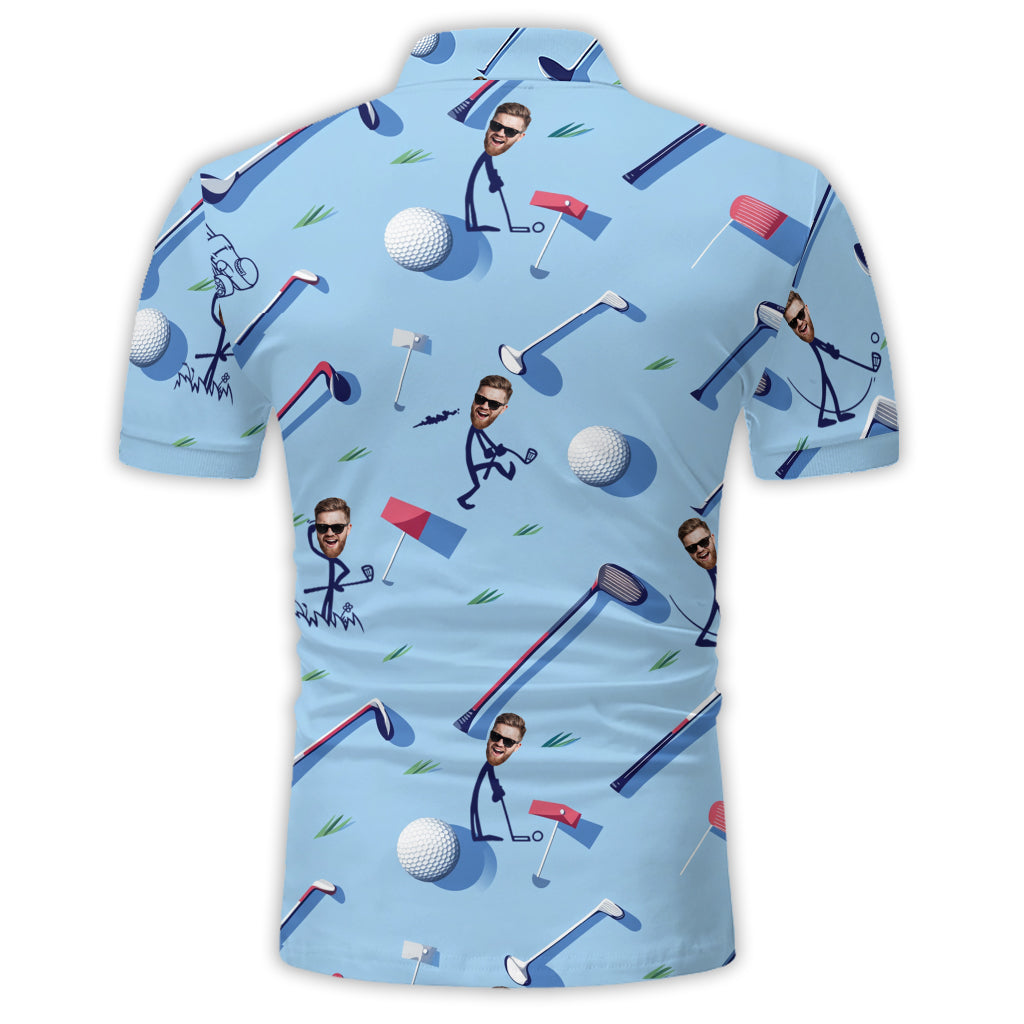 Funny Gift For Golf Dad, Husband.. - Personalized Golf Polo Shirt