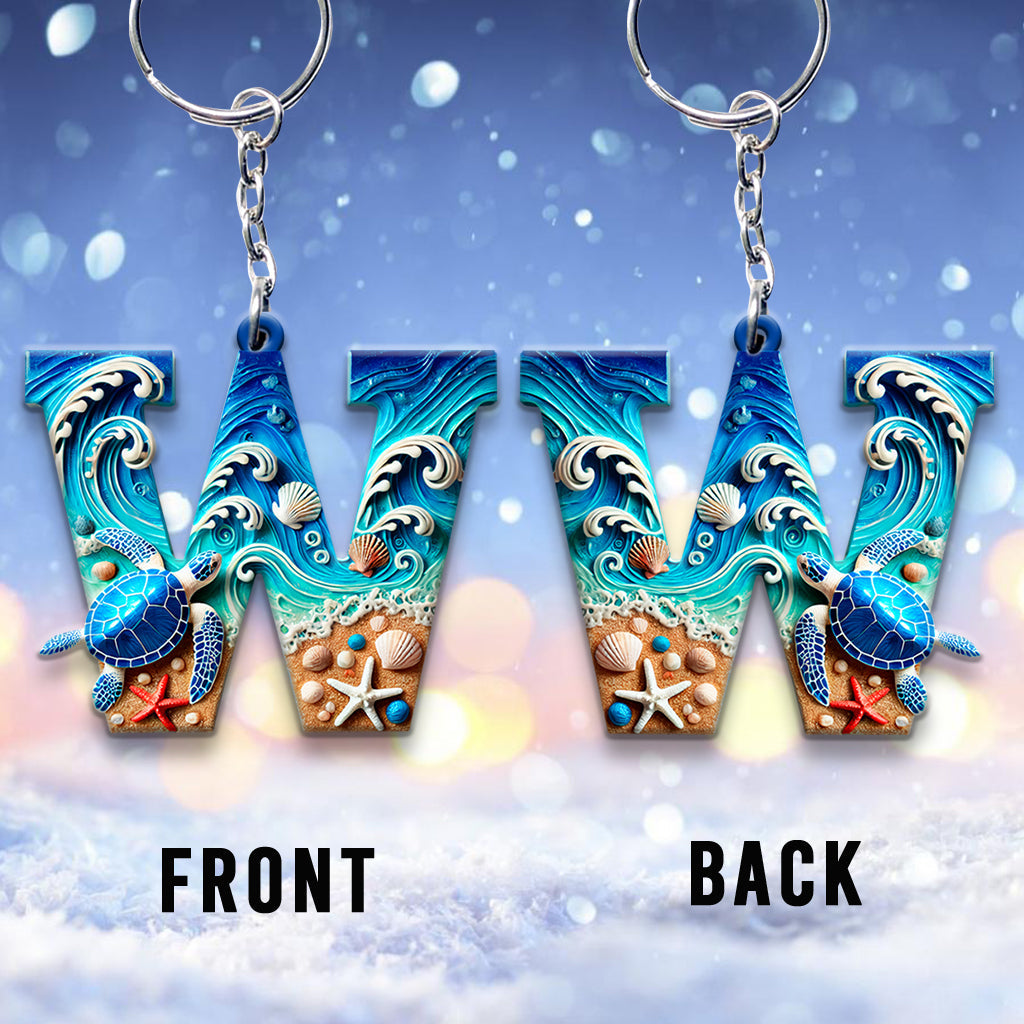 Love Turtle - Personalized Turtle Keychain