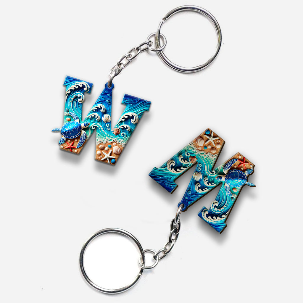 Love Turtle - Personalized Turtle Keychain