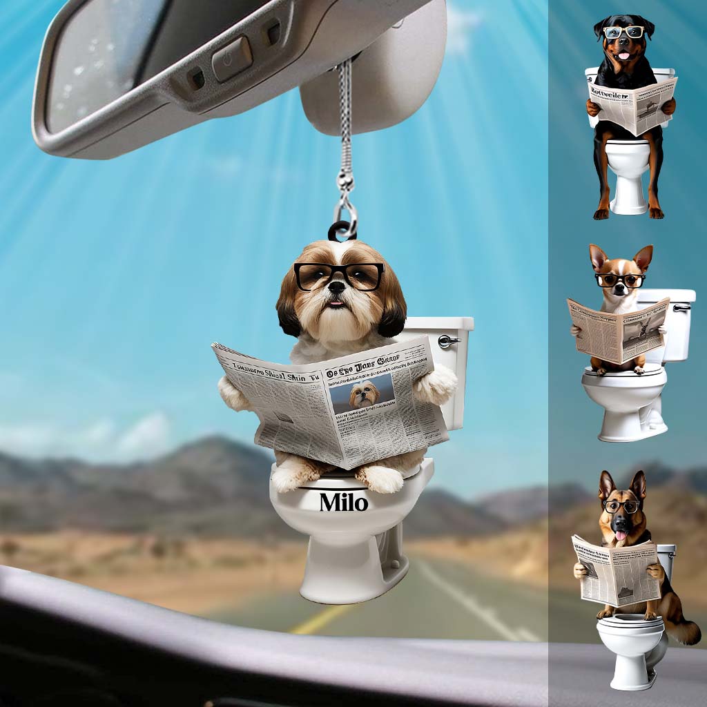 Funny Pet - Personalized Dog Car Ornament