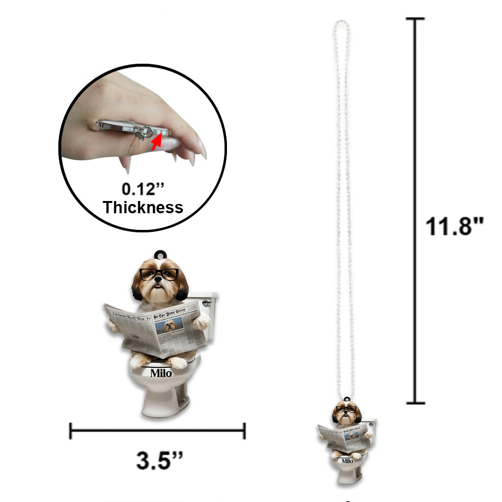 Funny Pet - Personalized Dog Car Ornament