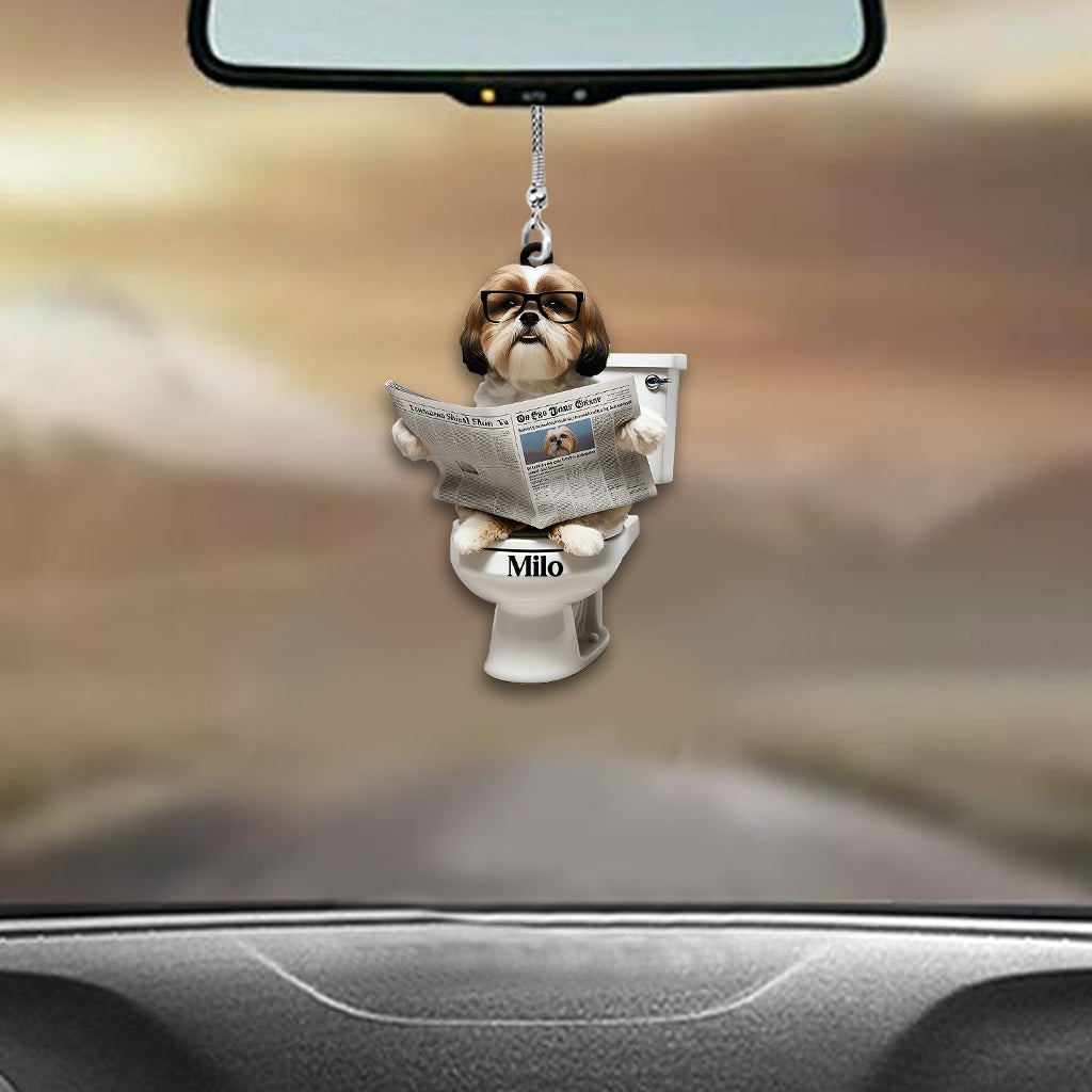 Funny Pet - Personalized Dog Car Ornament