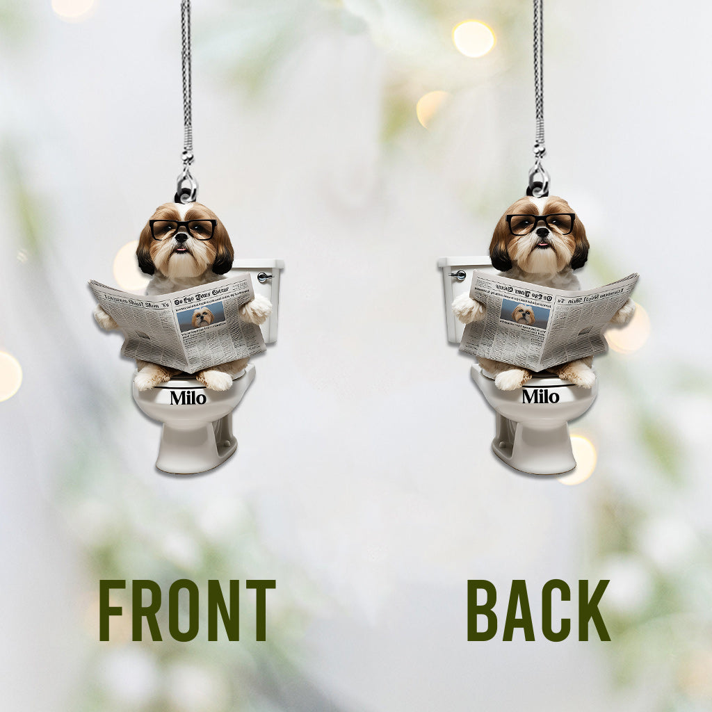 Funny Pet - Personalized Dog Car Ornament