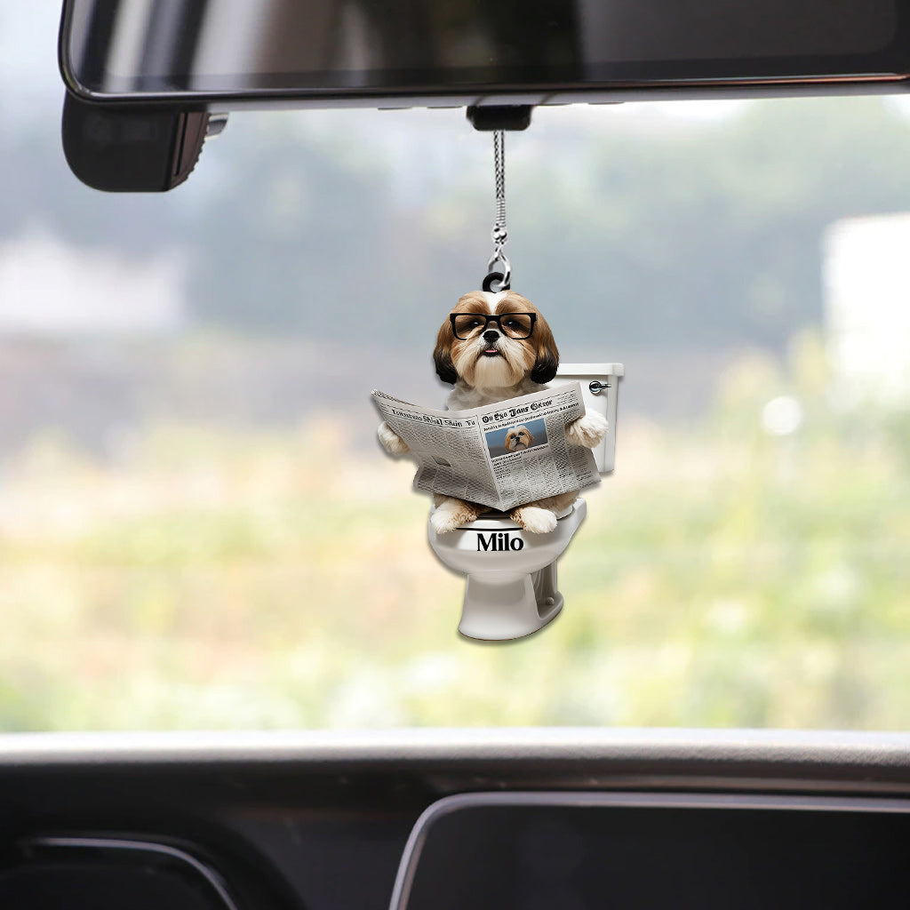Funny Pet - Personalized Dog Car Ornament