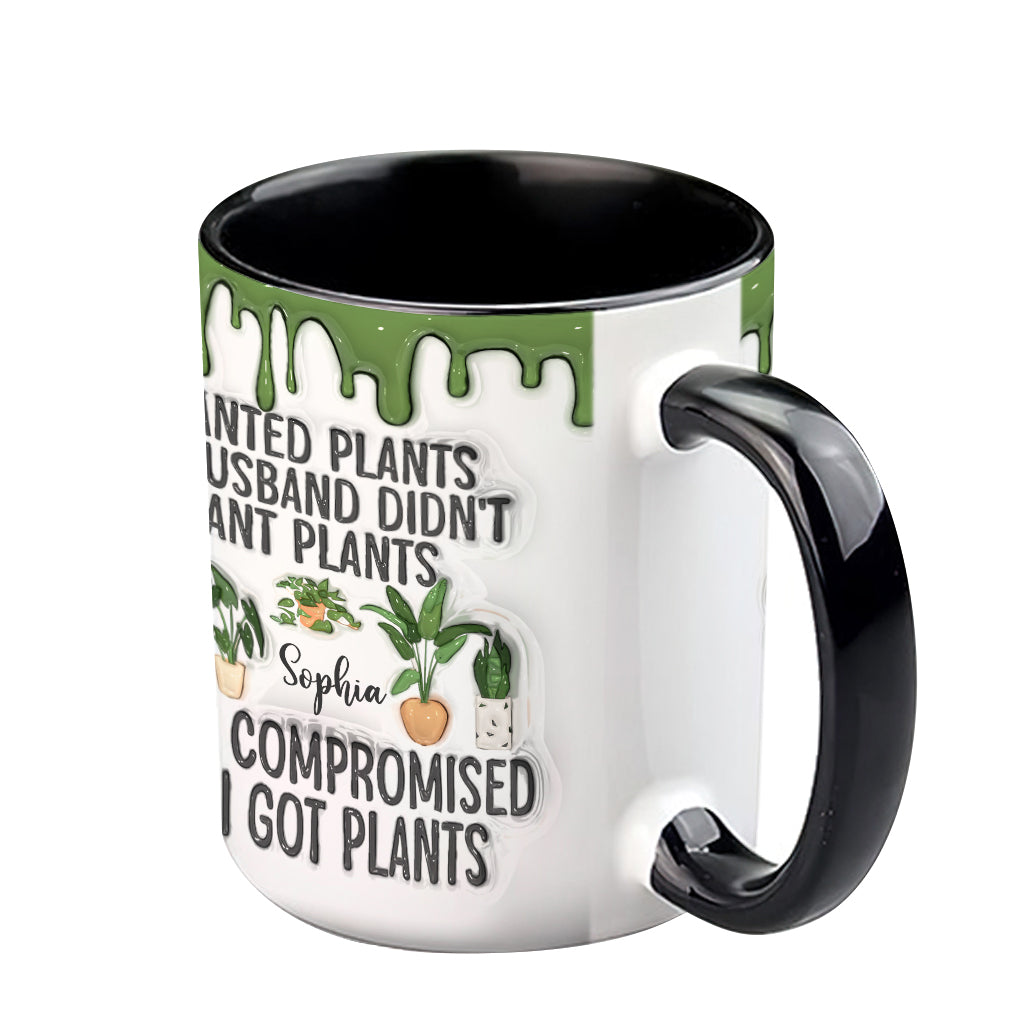 I Wanted Plants - Personalized Gardening Accent Mug